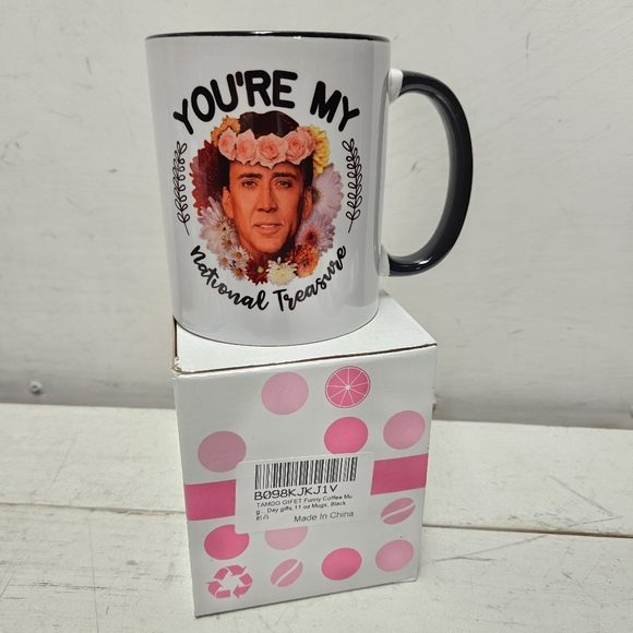 Nicholas Cage YOU'RE MY National Treasure brand new 11oz coffee mug TAMDG GIFET - Picture 5 of 6